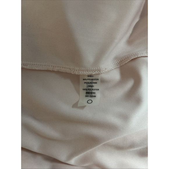 Tommy Hilfiger Size 12 Soft Pink Sleeveless Faux Button Down Collared Dress - Picture 8 of 9